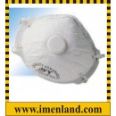 ماسک سوپاپ دار سفيد با درجه فيلتراسيون FFP2 مدل JFY 1021